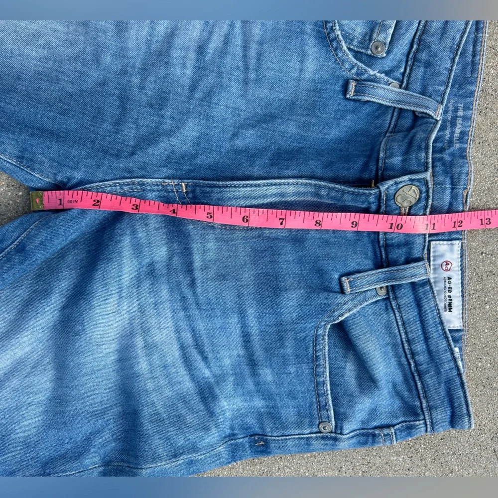 Adriano Goldschmied The Isabelle High Rise Straight Leg Denim Jean Women Sz 26 R - Picture 8 of 10